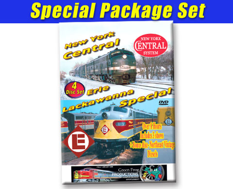 New York Central Erie Lackawanna Special - 3 Shows - 4 Discs DVD